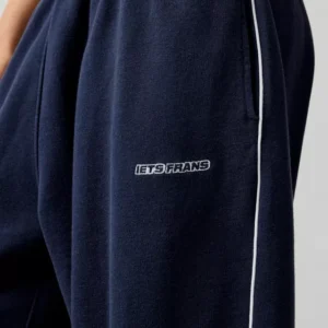 Harri Wide Leg Jogger Pants Navy d