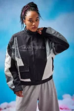 Iets Frans Black Hawk Woven Motocross Jacket
