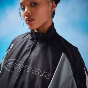 Iets Frans Black Hawk Woven Motocross Jacket d