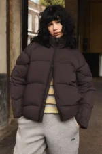Iets Frans Brown Alder Puffer Jacket
