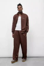 Iets Frans Brown Monogram Track Jacket d