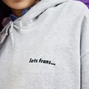 Iets Frans Grey Marl Hoodie d