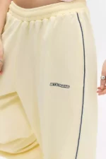 Iets Frans Harri Wide Leg Jogger Pants Bright Yellow d
