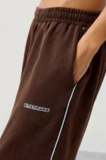 Iets Frans Harri Wide Leg Jogger Pants Brown d
