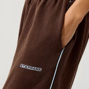 Iets Frans Harri Wide Leg Jogger Pants Brown d