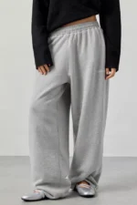 Iets Frans Harri Wide Leg Jogger Pants Grey