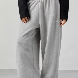Iets Frans Harri Wide Leg Jogger Pants Grey