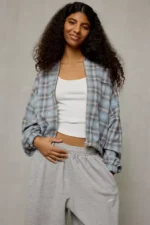 Sweatshirt Grey Check